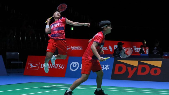 Apriyani Rahayu/Siti Fadia Silva Ramadhanti di Japan Open 2023