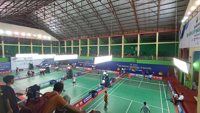 BNI Sirnas B Sulsel 2023 di GOR Sugguminasa, Kabupaten Gowa.