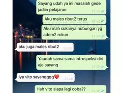 Chat Pacar Ngambek, Cara Ngertinya Kayak Pecahkan Teka-teki