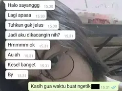 Chat Pacar Bikin Gemes Sendiri, Ngambek Mulu!