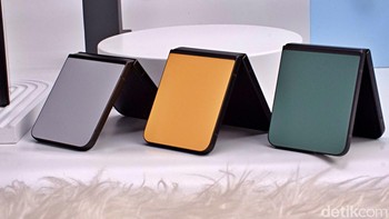 Ada pilihan warna eksklusif yaitu Gray, Blue, Green, dan Yellow. Foto: Adi Fida Rahman/detikINET
