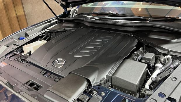 Ilustrasi mesin Mazda CX-60