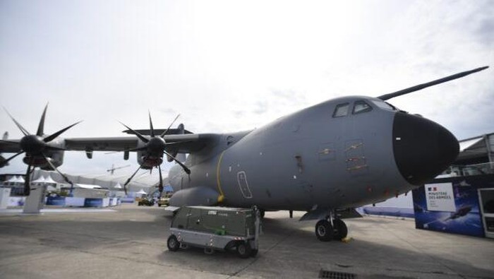 Pesawat transpor A400M milik Prancis (AFP)