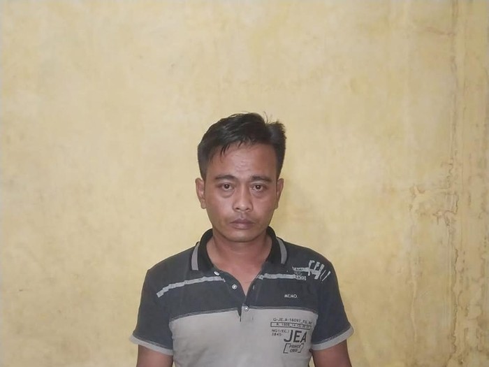 Sopir batu bara yang ancam petugas asosiasi transportir karena tak terima ditertibkan. Foto: Dok Polsek Jambi Selatan