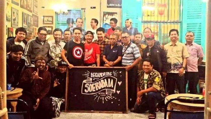 Kegiatan perkumpulan pegiat sejarah Begandring Soerabaia