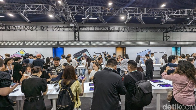 Keriuhan Peluncuran Galaxy Z Fold 5 dan Galaxy Z Flip 5 di Kandang Samsung