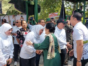Megawati Tiba di Kebun Raya Mangrove Surabaya Jelang Peresmian