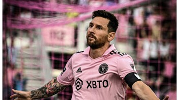 Tampil sejak menit awal, Messi sukses jebol gawang lawan dua kali. Foto: Twitter