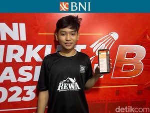 Keterbatasan Bukan Halangan Rio Febrian Beraksi di BNI Sirnas 2023