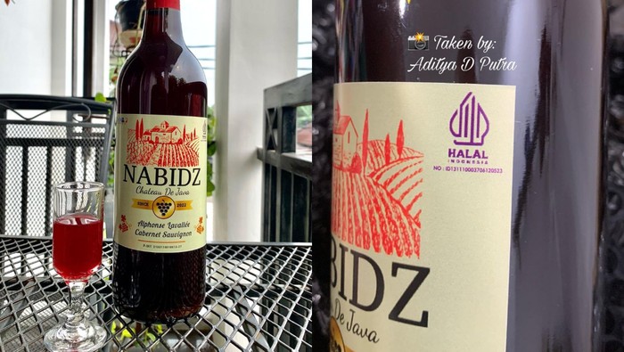Nabidz minuman wine halal