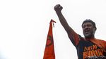 Partai Buruh Gelar Aksi, Minta Kenaikan Upah 15%
