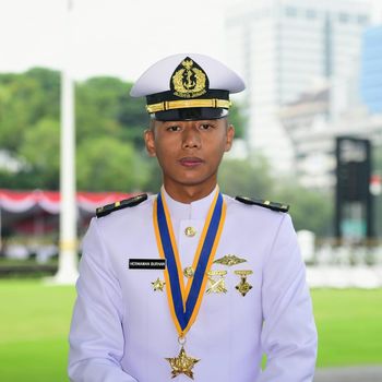 Peraih Adhi Makayasa dari Akademi Angkatan Laut, Hermawan Burhanudin T.P.