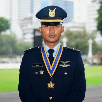 Peraih Adhi Makayasa dari Akademi AU, Muhammad Galuh