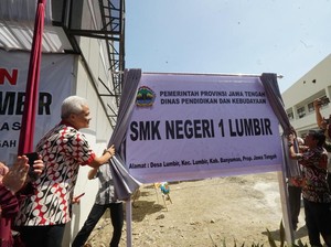 Permudah Akses Pendidikan, Ganjar Resmikan Sekolah Gratis di Banyumas