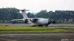 Potret Pesawat Airbus A400M Mejeng di Lanud Halim