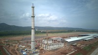 Seperti misalnya KCC Glass Corporation yang sudah mulai terlihat bentuk bangunan industrinya.
