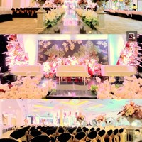 Pernikahan Anataya dan Jodi dilangsungkan secara mewah di sebuah hotel. Begini dekorasi pernikahan mereka yang berkesan romantis karena ramai rangkaian bunga. Foto: Instagram @jatrabpp