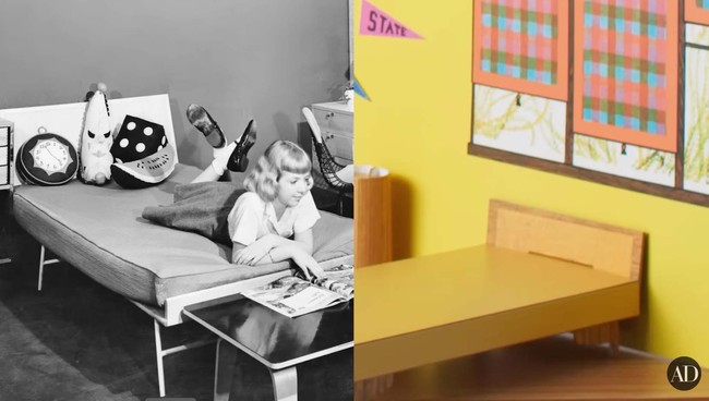 Di luar estetika rumah ini, Whitney Mallet, host sekaligus penulis buku ‘Barbie Dreamhouse’, menyoroti pernak-pernik yang mengirimkan pesan tersembunyi tentang emansipasi wanita. (Foto: YouTube/Architectural Digest)