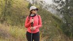 5 Potret Sarah Keihl Berhasil ke Puncak Gunung Rinjani