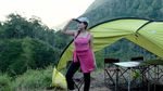 5 Potret Sarah Keihl Berhasil ke Puncak Gunung Rinjani