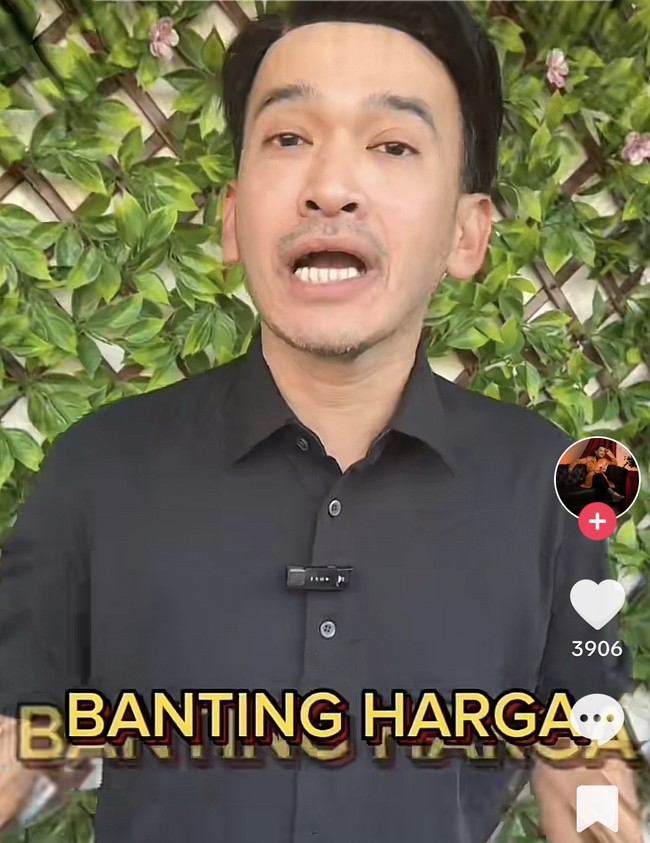 Ruben Onsu juga ikut berjualan di Tiktok. Ia mempromosikan berbagai produk kecantikan dan makanan. Foto: Tiktok @rubenonsuofficial    