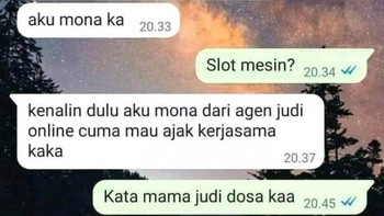 Mama kamu benar kok, ini strategi marketing saya aja. Foto: Twitter/noncontextreceh  