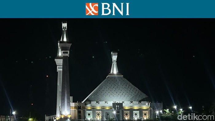Masjid Agung Syekh Yusuf, tempat wisata religi di kawasan Discovery Gowa, Kabupaten Gowa, Sulawesi Selatan.