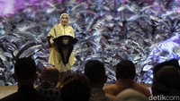 Wury Maruf Amin menyampaikan pidato saat membuka Karya Kreatif Indonesia. 