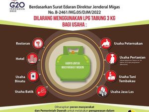 Berikut Daftar Siapa Saja yang Boleh dan Dilarang Pakai Elpiji 3 Kg