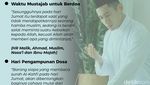 Infografis: 5 Hadits Keutamaan Hari Jumat, Waktu Pelipatgandaan Pahala