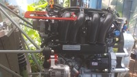 Bagi Henri, harga pesawat sudah sama dengan mobil. Dia juga marakit pesawat itu menggunakan mesin mobil honda jazz. (Foto: dok. Istimewa)