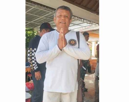 Ketua Yayasan Sahabat Peduli Kasih Jro Mangku Wijaya Dangin. (Istimewa)