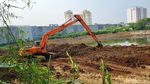 Melihat Pembangunan Waduk Karang Kitri di Bekasi