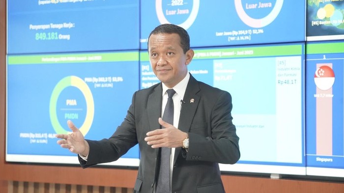 Menteri Investasi Bahlil Lahadalia