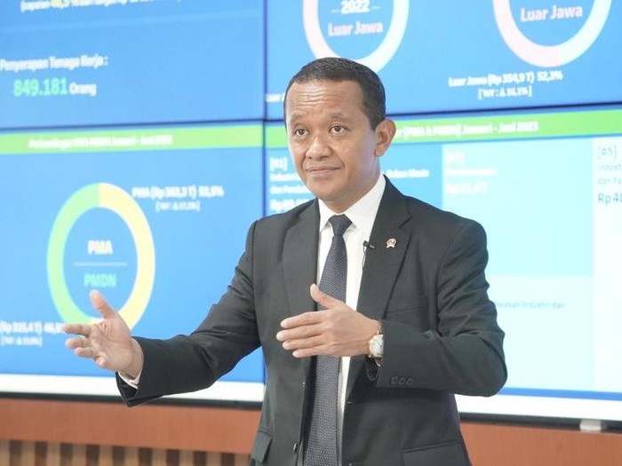 Menteri Investasi Bahlil Lahadalia