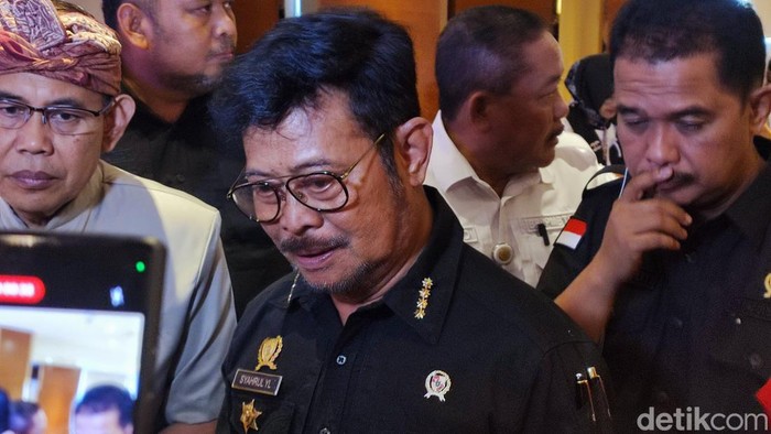 Menteri Pertanian (Mentan) Syahrul Yasin Limpo di Semarang, Kamis (27/7/2023).