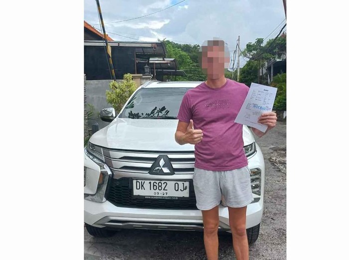 Pelaku penabrak pemotor perempuan hingga tewas di Jalan Sunset Road-Jalan Kunti, Kecamatan Kuta, Kabupaten Badung. (Dok. Polresta Denpasar)