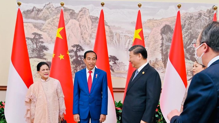 Pertemuan Presiden Joko Widodo (Jokowi) dan Presiden China Xi Jinping