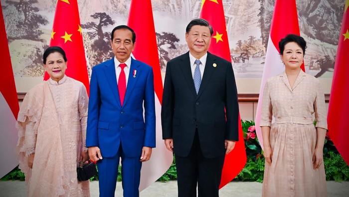 Presiden Joko Widodo melakukan pertemuan bilateral dengan Presiden China Xi Jinping. (Foto: Laily Rachev - Biro Pers Sekretariat Preside)