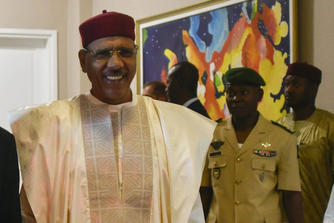 Presiden Niger Mohamed Bazoum (Boureima Hama/Pool Photo via AP/File)