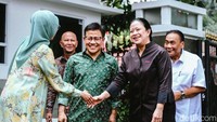 Puan disambut Cak Imin dan pengurus teras PKB.  