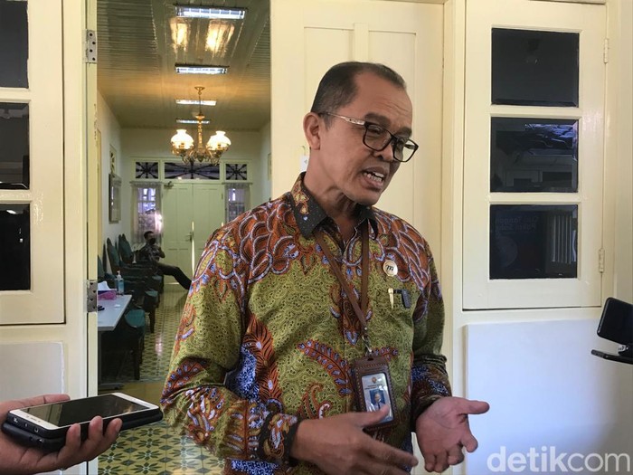 Sekda DIY Beny Suharsono ditemui wartawan di kantornya, Kota Jogja, Kamis (27/7/2023).