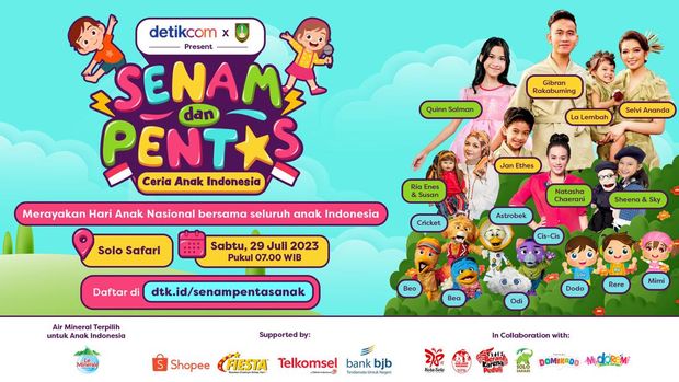 Senam dan Pentas Ceria Anak Indonesia