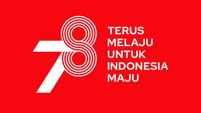 Logo HUT RI ke-78 tahun 2023.
