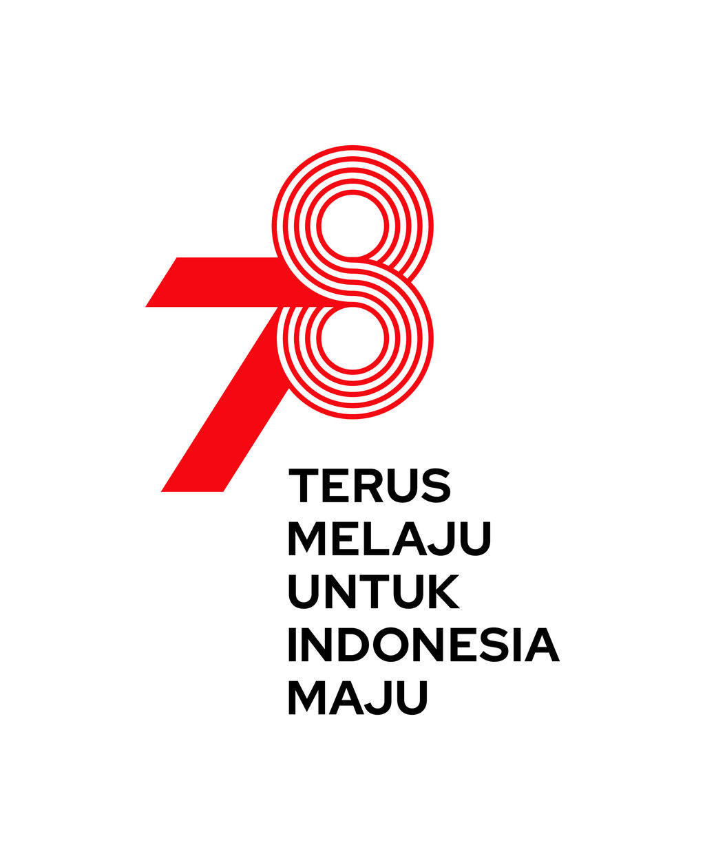 Logo HUT RI ke-78 tahun 2023.