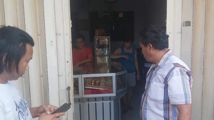 Toko emas di Parepare menjadi sasaran perampokan.