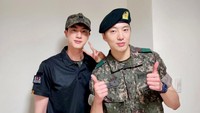 Selamat Seung Yoon sudah menyelesaikan pelatihan dasar! kata Jin lagi. (Foto: dok. Weverse)