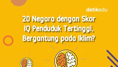 Infografis: 20 Negara dengan IQ Penduduk Tertinggi