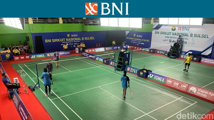 Berlian Indah Pinastika/Malika Nur Aqilah vs Farah Faadilah Syarifuddin/Fredella Gavrilia Impak Kamoda di semifinal BNI Sirnas B Sulsel 2023.