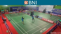 Tiket final berhasil diraih pasangan ganda putri Berlian/Malika berkat skor 21-8, 21-7. Foto: Mercy Raya/detikcom